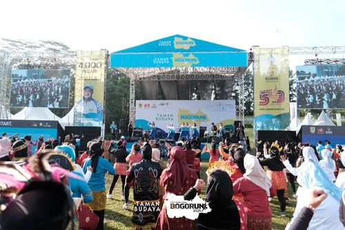 Race photo from Taman Budaya x BOGORUN 2025