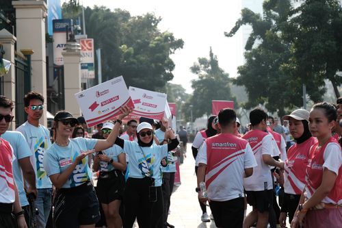 Race photo from Smartfren Run 2024 Vibes