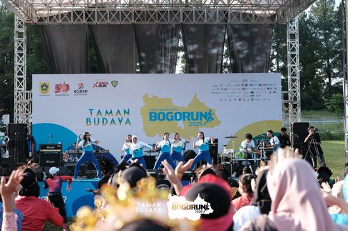 Race photo from Taman Budaya x BOGORUN 2025