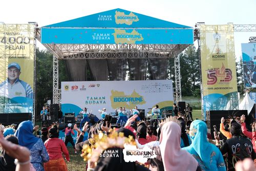 Race photo from Taman Budaya x BOGORUN 2025