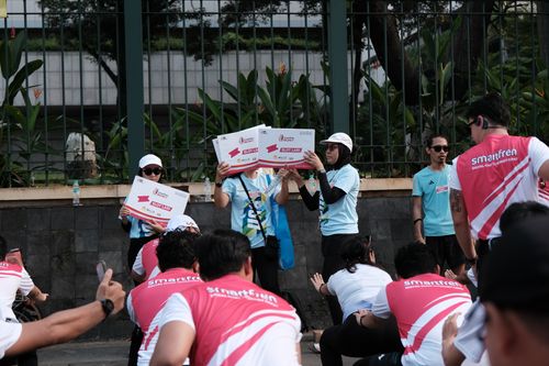 Race photo from Smartfren Run 2024 Vibes