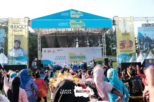 Race photo from Taman Budaya x BOGORUN 2025