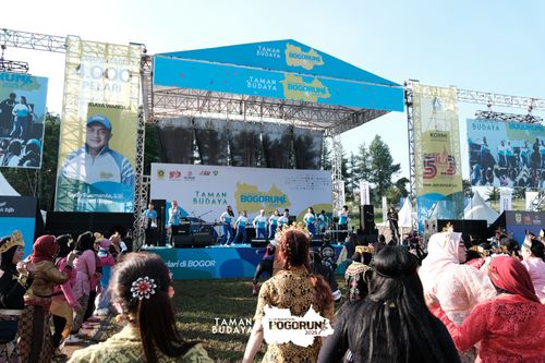 Race photo from Taman Budaya x BOGORUN 2025