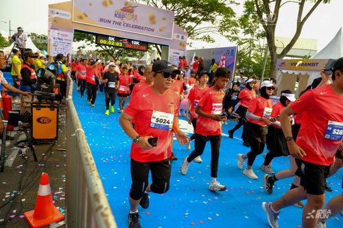 Race photo from CISANGKAN KBP CITY RUN 2025