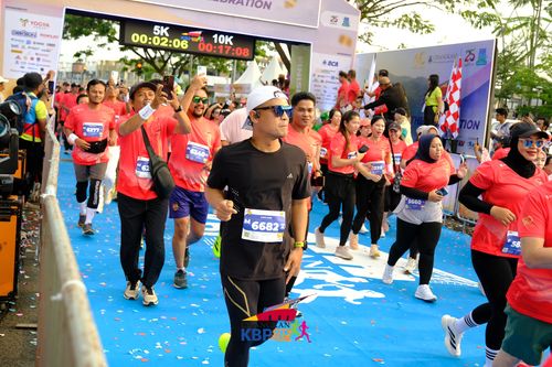 Race photo from CISANGKAN KBP CITY RUN 2025