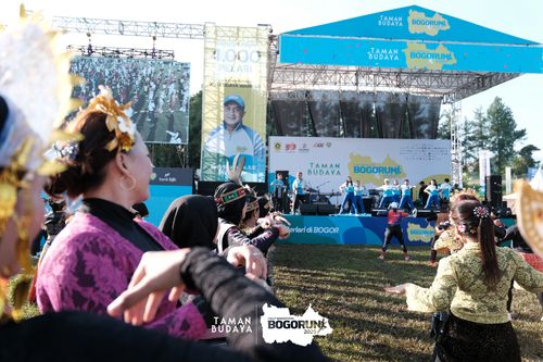 Race photo from Taman Budaya x BOGORUN 2025