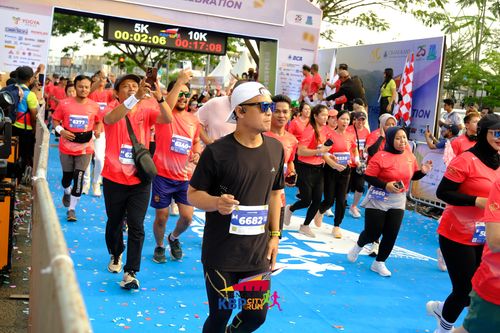 Race photo from CISANGKAN KBP CITY RUN 2025
