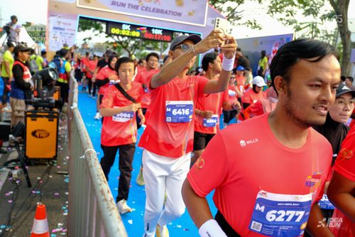 Race photo from CISANGKAN KBP CITY RUN 2025