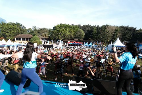 Race photo from Taman Budaya x BOGORUN 2025