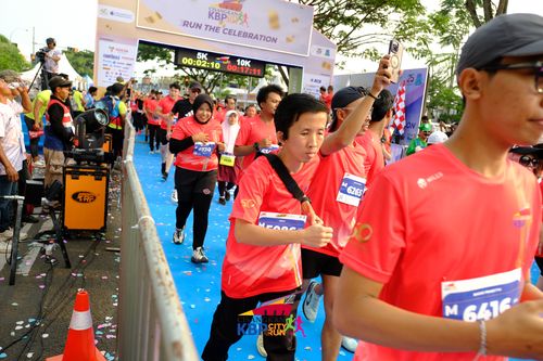 Race photo from CISANGKAN KBP CITY RUN 2025