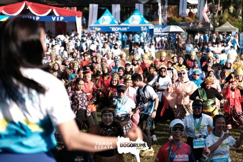 Race photo from Taman Budaya x BOGORUN 2025
