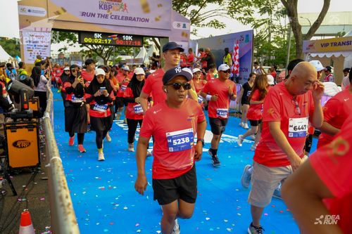 Race photo from CISANGKAN KBP CITY RUN 2025