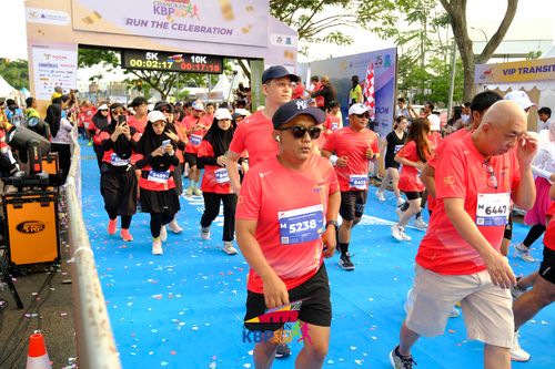 Race photo from CISANGKAN KBP CITY RUN 2025