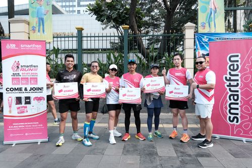 Race photo from Smartfren Run 2024 Vibes