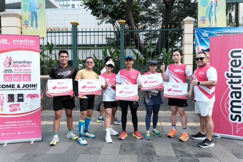 Race photo from Smartfren Run 2024 Vibes