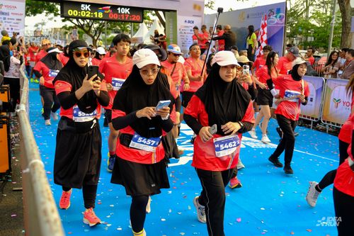 Race photo from CISANGKAN KBP CITY RUN 2025