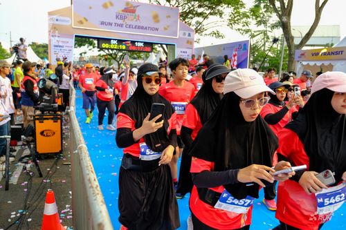 Race photo from CISANGKAN KBP CITY RUN 2025