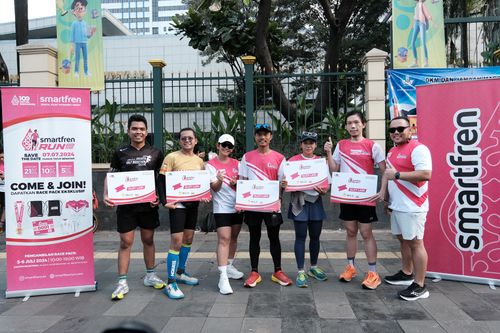 Race photo from Smartfren Run 2024 Vibes