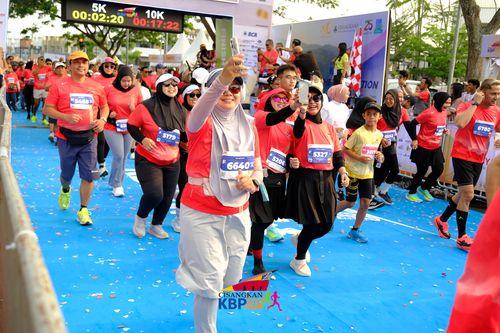 Race photo from CISANGKAN KBP CITY RUN 2025