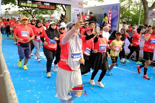 Race photo from CISANGKAN KBP CITY RUN 2025