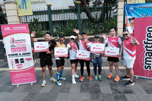 Race photo from Smartfren Run 2024 Vibes