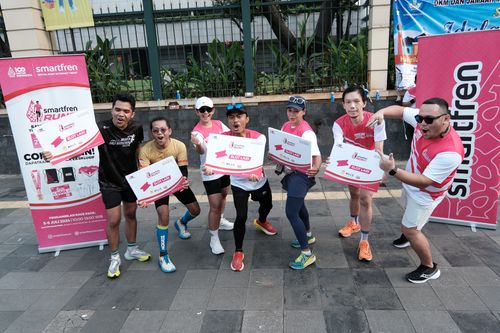 Race photo from Smartfren Run 2024 Vibes