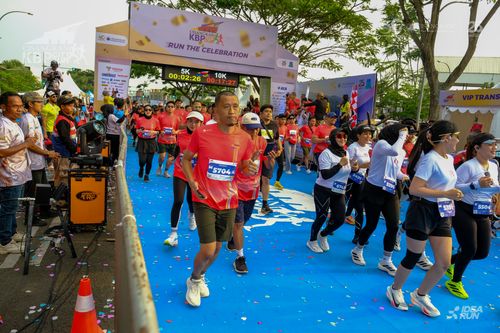 Race photo from CISANGKAN KBP CITY RUN 2025
