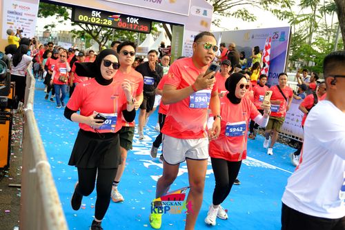 Race photo from CISANGKAN KBP CITY RUN 2025