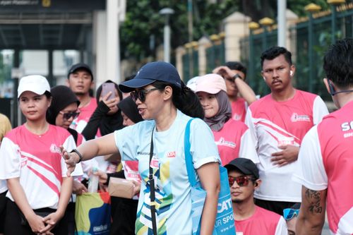 Race photo from Smartfren Run 2024 Vibes