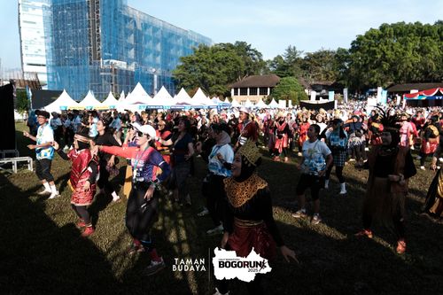Race photo from Taman Budaya x BOGORUN 2025