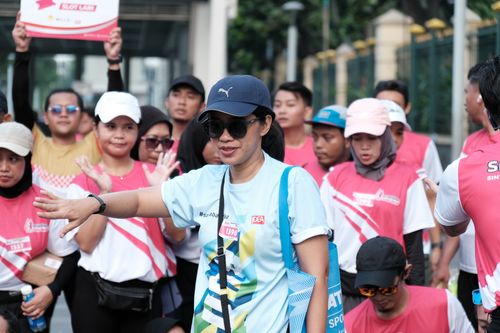 Race photo from Smartfren Run 2024 Vibes
