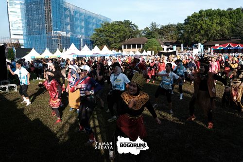 Race photo from Taman Budaya x BOGORUN 2025