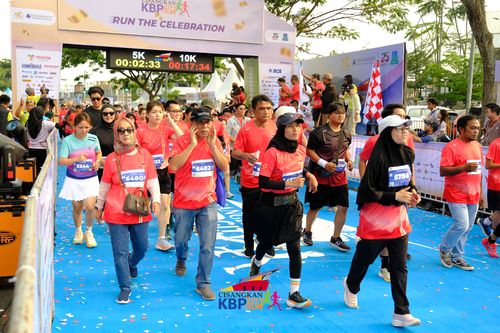 Race photo from CISANGKAN KBP CITY RUN 2025