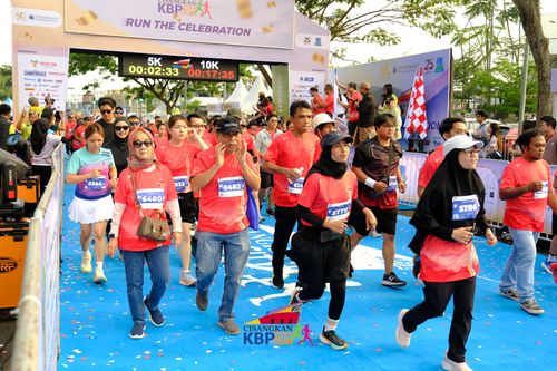 Race photo from CISANGKAN KBP CITY RUN 2025