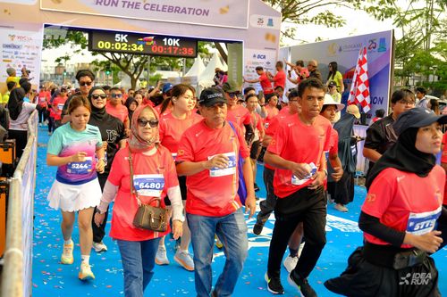 Race photo from CISANGKAN KBP CITY RUN 2025