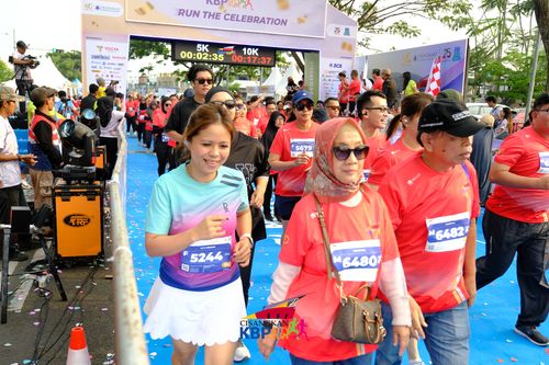 Race photo from CISANGKAN KBP CITY RUN 2025