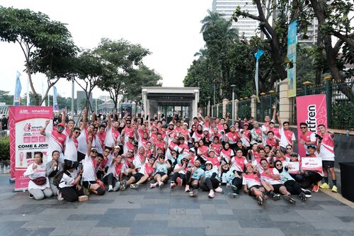 Race photo from Smartfren Run 2024 Vibes