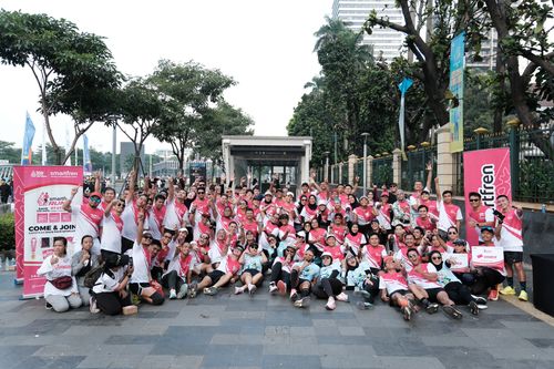 Race photo from Smartfren Run 2024 Vibes