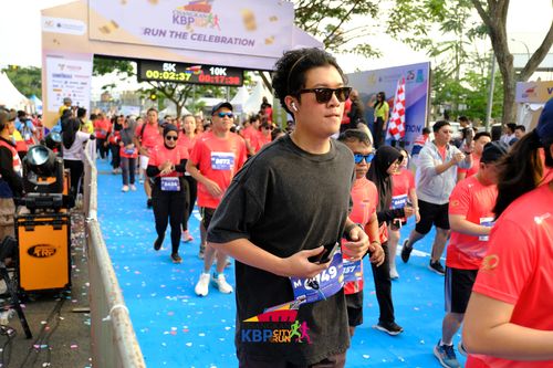 Race photo from CISANGKAN KBP CITY RUN 2025