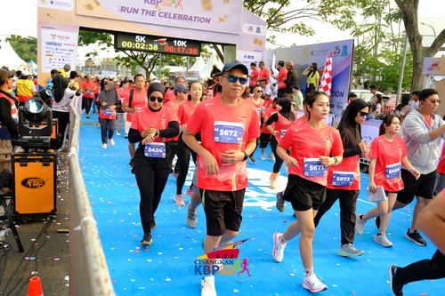 Race photo from CISANGKAN KBP CITY RUN 2025