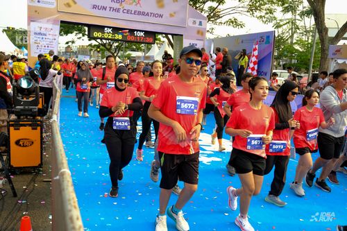 Race photo from CISANGKAN KBP CITY RUN 2025