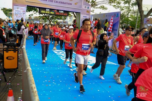 Race photo from CISANGKAN KBP CITY RUN 2025