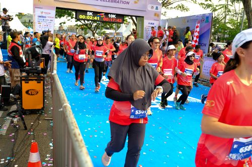 Race photo from CISANGKAN KBP CITY RUN 2025