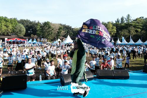 Race photo from Taman Budaya x BOGORUN 2025