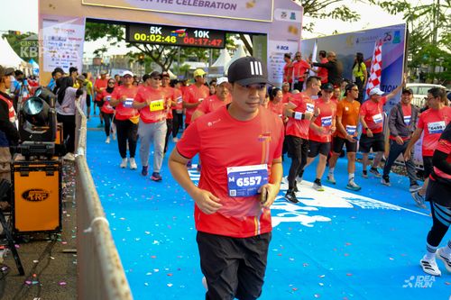 Race photo from CISANGKAN KBP CITY RUN 2025
