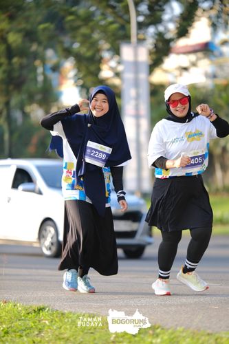 Race photo from Taman Budaya x BOGORUN 2025