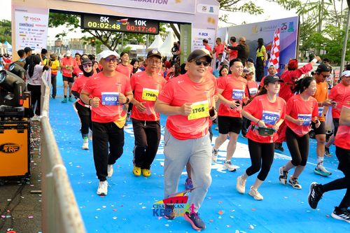 Race photo from CISANGKAN KBP CITY RUN 2025
