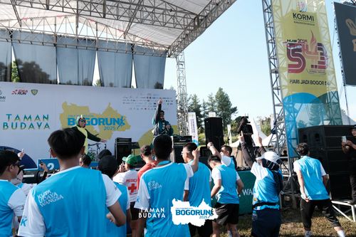 Race photo from Taman Budaya x BOGORUN 2025