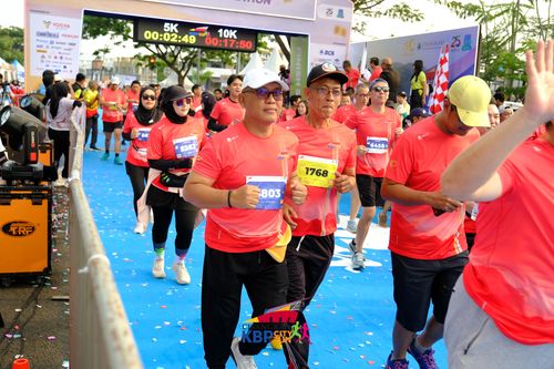 Race photo from CISANGKAN KBP CITY RUN 2025