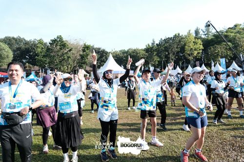 Race photo from Taman Budaya x BOGORUN 2025